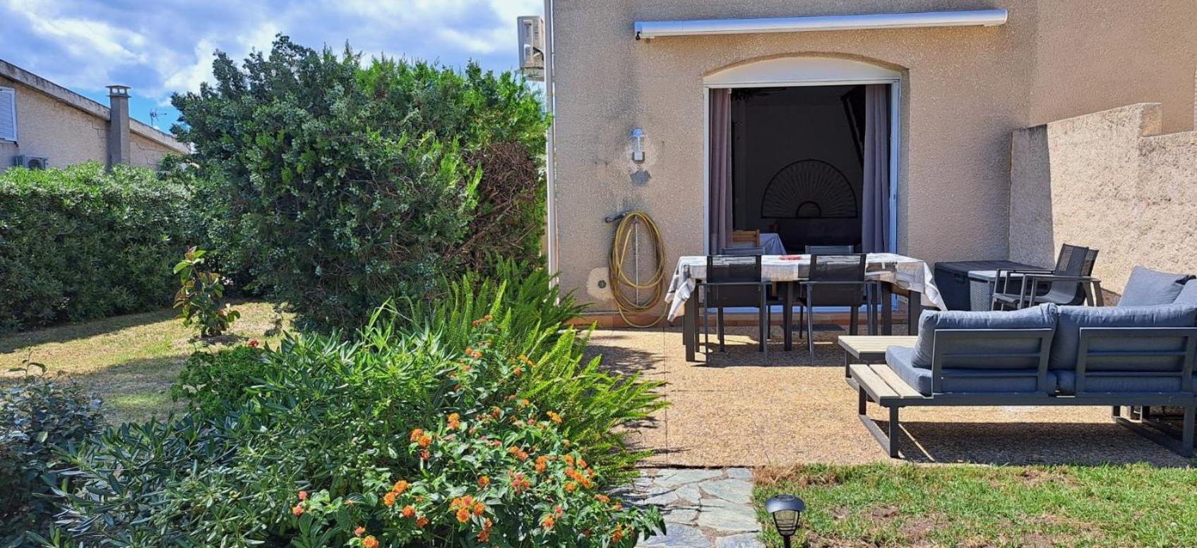 Mini Villa Jardin 50 M Plage Borgo  Exterior photo