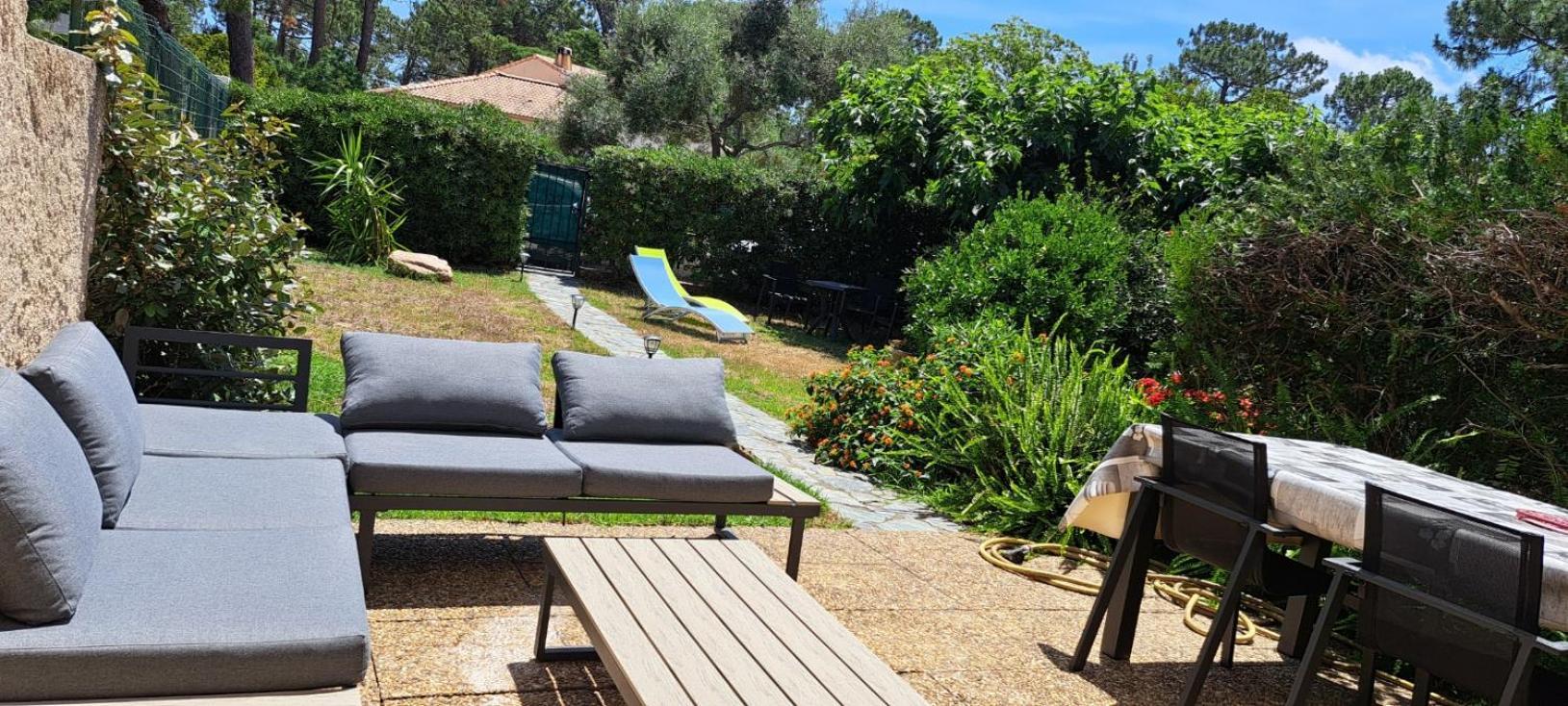 Mini Villa Jardin 50 M Plage Borgo  Exterior photo